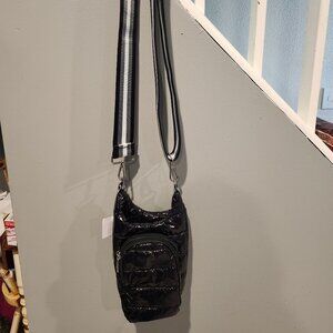 Lemonbella Crossbody Hydrobag  Puffer Purse Black New With Tags